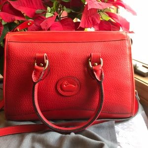 Leather hand bag